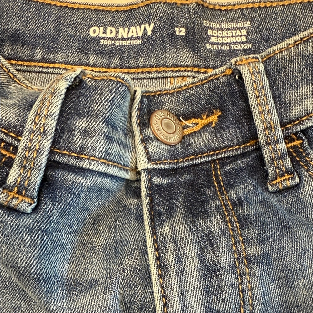 Old Navy Blue Girls Jeggings